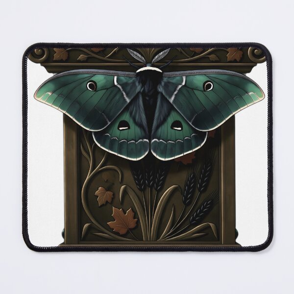Item preview, Gothic Luna Moth Emerald Mabon Altar designed and sold by IllumeInk.