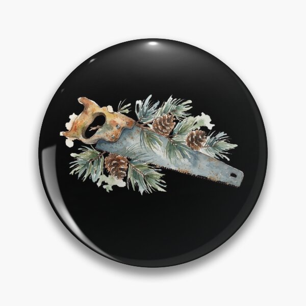 Item preview, Rustic Vintage Hand Saw Pine Cones Art designed and sold by bvdesignart.