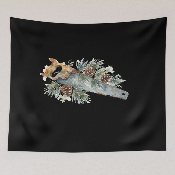 Item preview, Rustic Vintage Hand Saw Pine Cones Art designed and sold by bvdesignart.