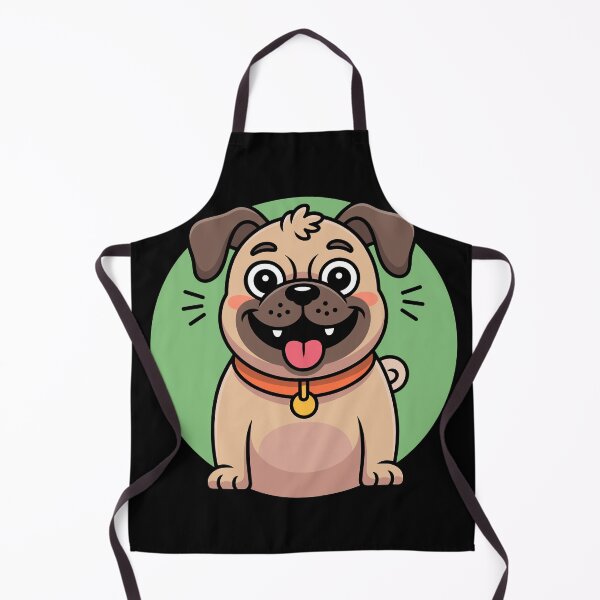 Item preview, Cute Happy Pug Dog Illustration designed and sold by 92160057.