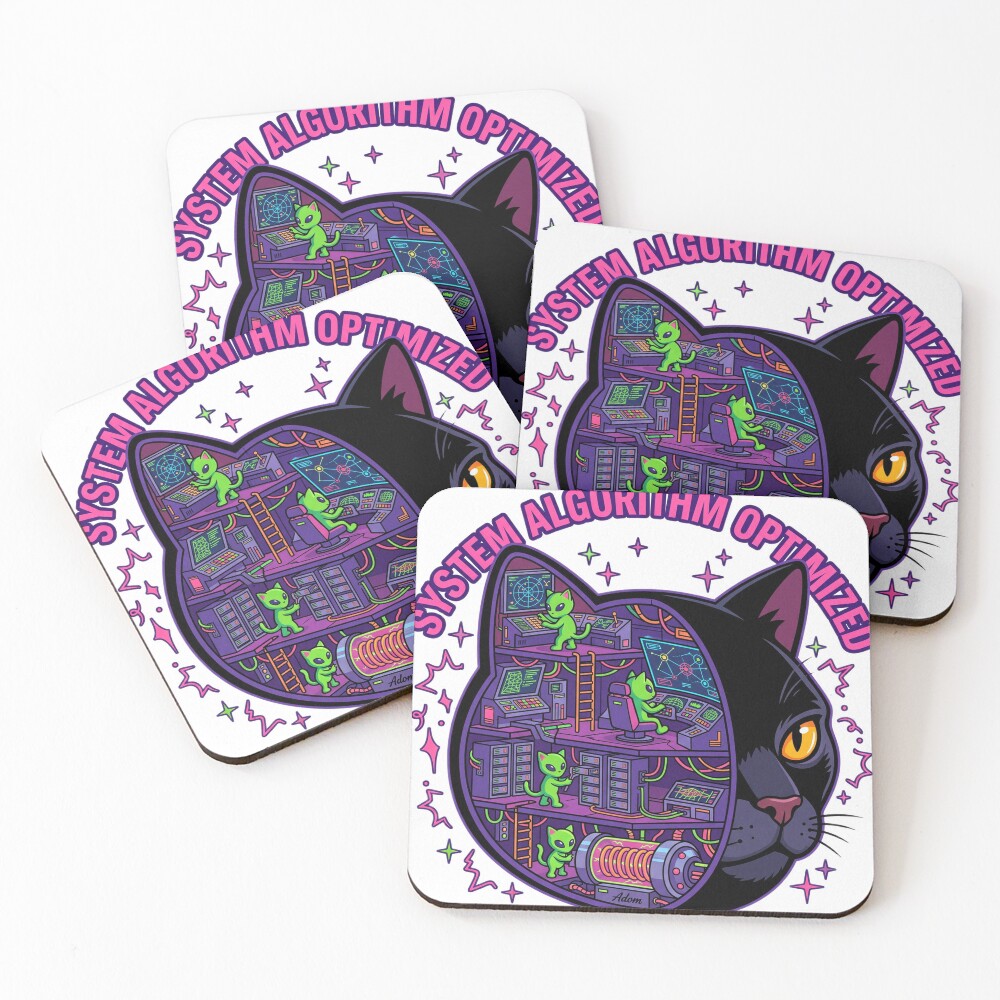 Item preview, Coasters (Set of 4) designed and sold by Adom-Fashon.