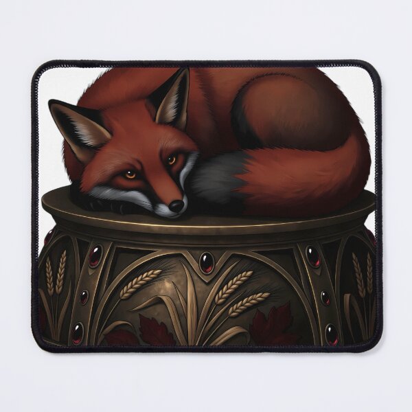 Item preview, Gothic Red Fox Dark Velvet Mabon Altar designed and sold by IllumeInk.