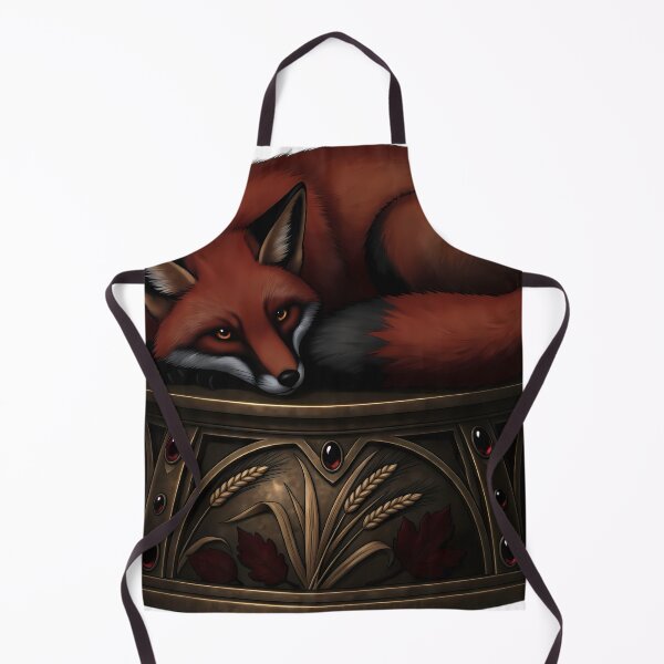 Item preview, Gothic Red Fox Dark Velvet Mabon Altar designed and sold by IllumeInk.