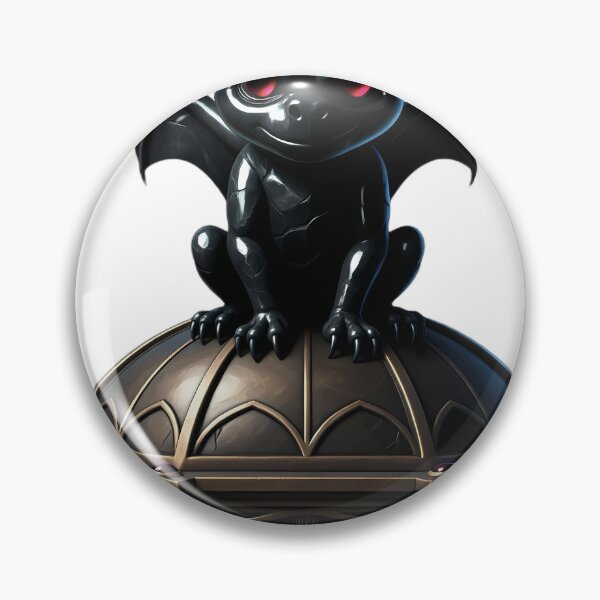 Item preview, Gothic Obsidian Gargoyle Whelp Mabon Altar designed and sold by IllumeInk.