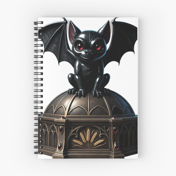 Item preview, Gothic Obsidian Gargoyle Whelp Mabon Altar designed and sold by IllumeInk.