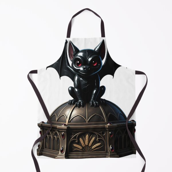 Item preview, Gothic Obsidian Gargoyle Whelp Mabon Altar designed and sold by IllumeInk.