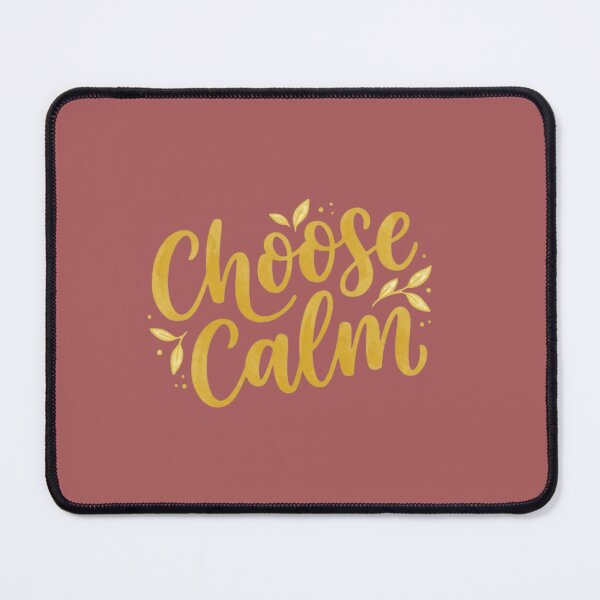 Item preview, Choose Calm | Minimal Aesthetic Positive Quote Design designed and sold by WallMuseStudio .