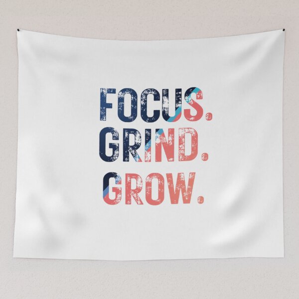 Item preview, Focus Grind Grow Shirt, Motivational T-Shirt, Grunge Distressed Tee, Entrepreneur Gift, Hustle Shirt, Gym Motivation Shirt, Inspirational Quote Tee designed and sold by Gopal Verma.