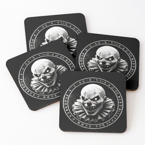 Item preview, Dark Fantasy Emblem – Creepy Clown Horror Rune designed and sold by Mggtz.