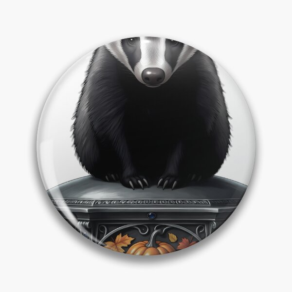 Item preview, Gothic Shadow Badger Carved Mabon Altar designed and sold by IllumeInk.