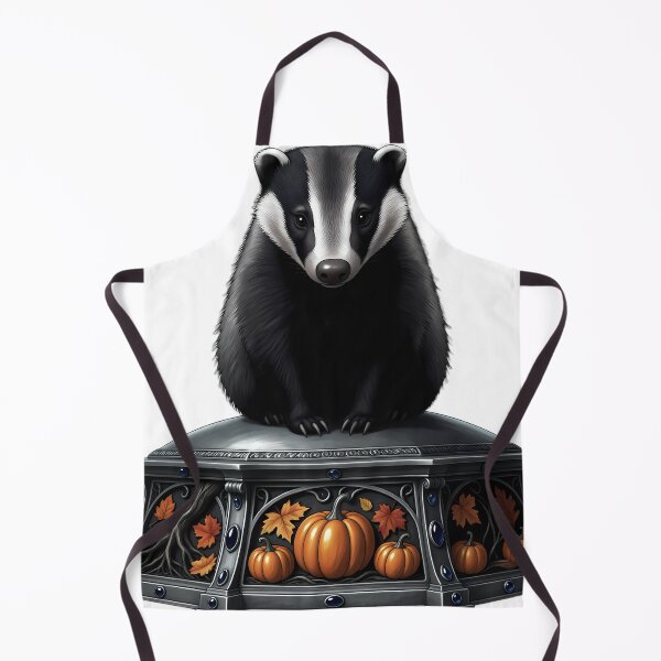 Item preview, Gothic Shadow Badger Carved Mabon Altar designed and sold by IllumeInk.