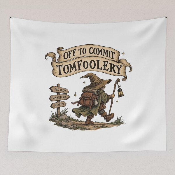 Item preview, Off to Commit Tomfoolery Funny Raccoon Shirt designed and sold by ABprintstudio.