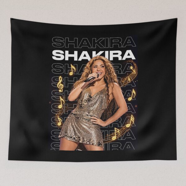 Item preview, Shakira Pop Music Icon Portrait designed and sold by Vicky021.