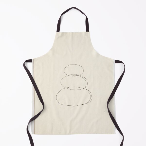 Item preview, Stacked River Stones | Wabi-Sabi Continuous Line Art designed and sold by Zaramodo.