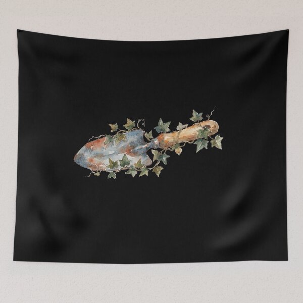 Item preview, Vintage Garden Trowel With Ivy Leaves Art designed and sold by bvdesignart.