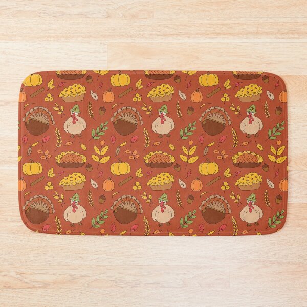 Item preview, Cute Thanksgiving Turkey Pumpkin Pie Autumn Pattern designed and sold by FestivityFinds.