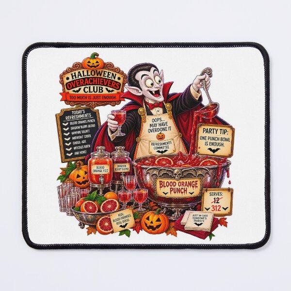 Item preview, ⚡HALLOWEEN OVERACHIEVERS CLUB - Vlad's Refreshments Commitee designed and sold by WheelieGdArt.