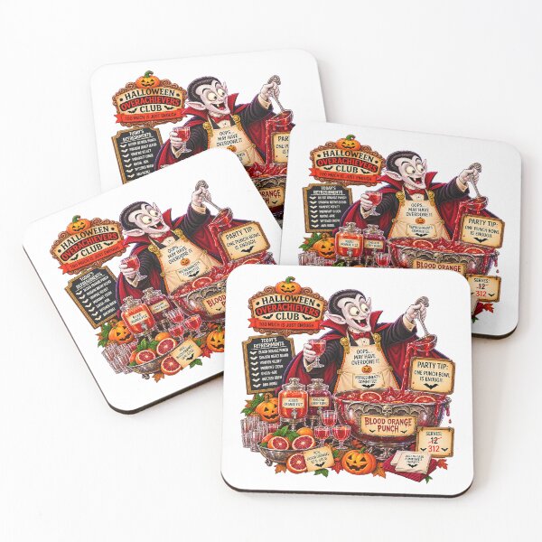 Item preview, ⚡HALLOWEEN OVERACHIEVERS CLUB - Vlad's Refreshments Commitee designed and sold by WheelieGdArt.