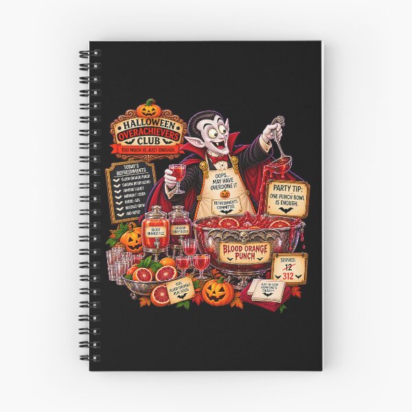 Item preview, ⚡HALLOWEEN OVERACHIEVERS CLUB -  Vlad's Refreshments Commitee - dark version designed and sold by WheelieGdArt.