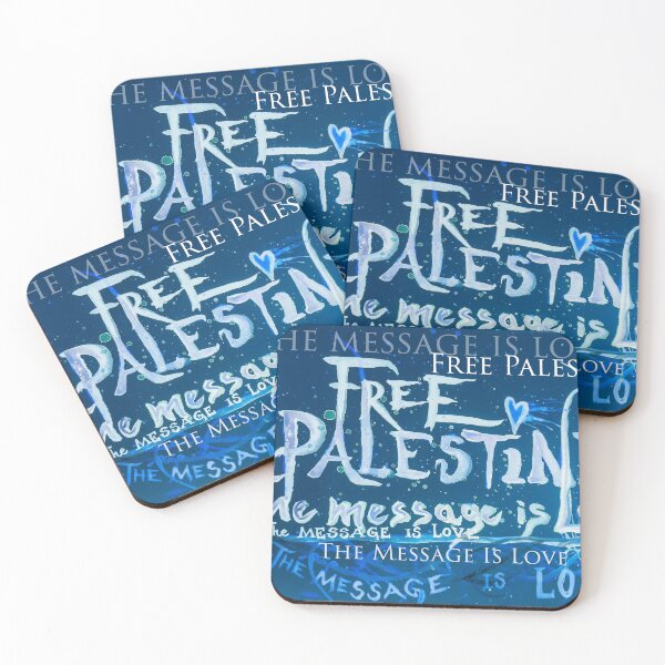 Item preview, Free Palestine the message is love  designed and sold by Escape from the Underworld .