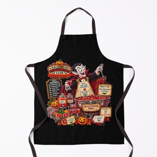 Item preview, ⚡HALLOWEEN OVERACHIEVERS CLUB -  Vlad's Refreshments Commitee - dark version designed and sold by WheelieGdArt.