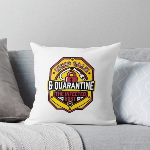 Item preview, Keep Calm Quarantine Host Funny Cybersecurity Gift designed and sold by Ixnor.