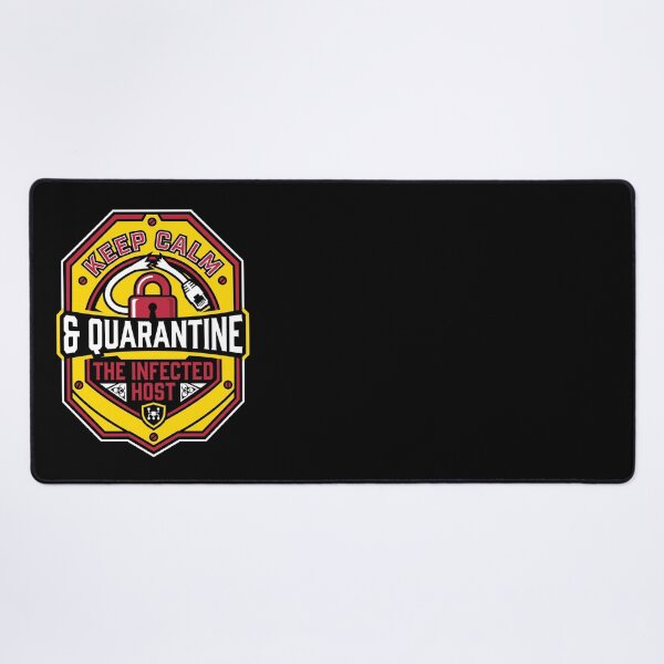 Item preview, Keep Calm Quarantine Host Funny Cybersecurity Gift designed and sold by Ixnor.