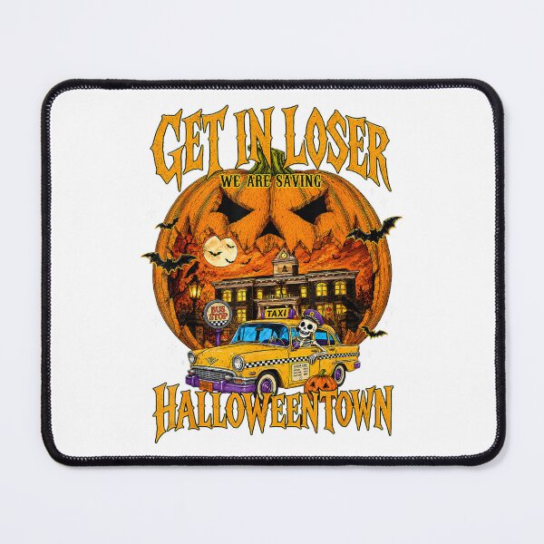 Item preview, Get in Loser We are Saving Halloween Town Pumpkin Taxi designed and sold by Daisy Grimes.