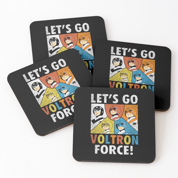 Item preview, Lets Go Voltron Force Retro Character Panels Art designed and sold by kerakoreng.