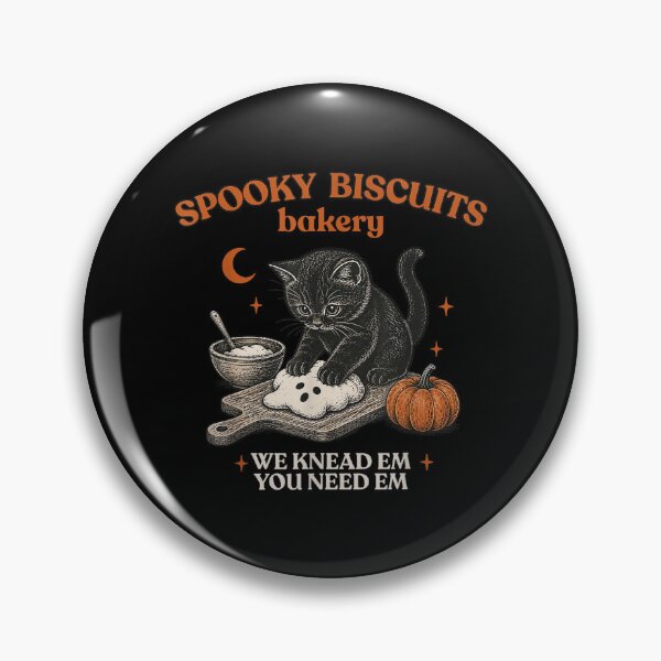 Artikelvorschau, Retro Lustige Grusel-Kekse Club Katzenliebhaber Gebäck Halloween entworfen und verkauft von Daisy Grimes.