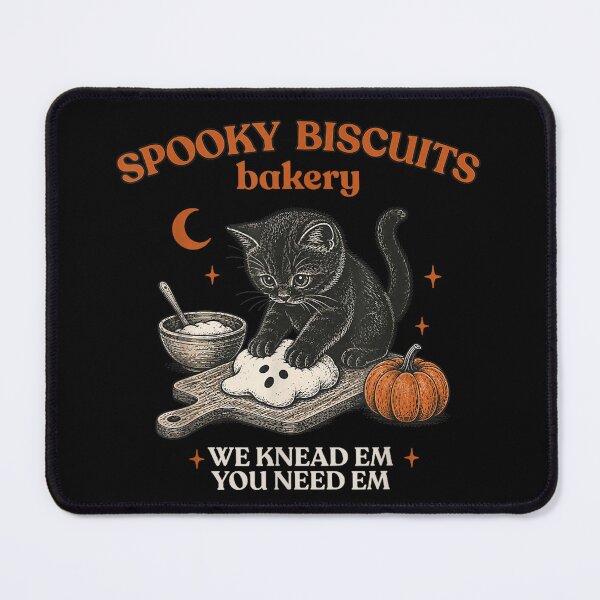 Item preview, Retro Funny Spooky Biscuits Club Cat Lovers Pastry Halloween designed and sold by Daisy Grimes.