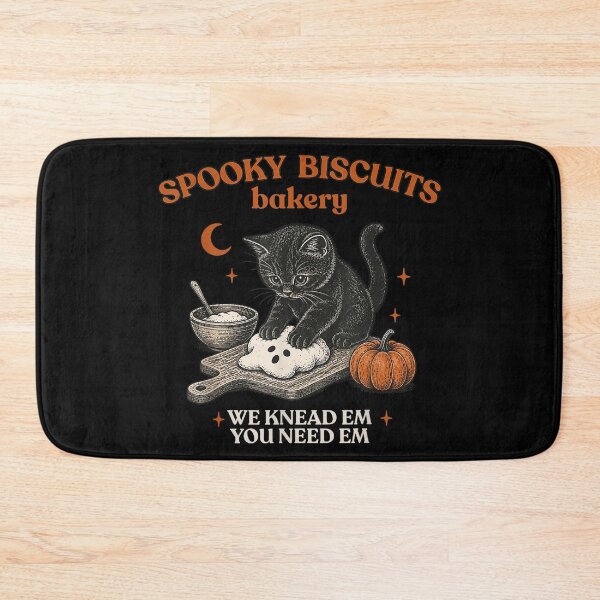Item preview, Retro Funny Spooky Biscuits Club Cat Lovers Pastry Halloween  designed and sold by Daisy Grimes.