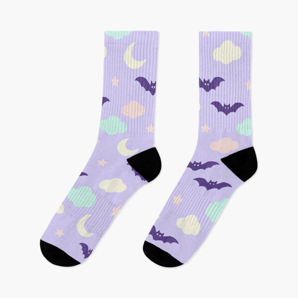 Item preview, Cute Pastel Goth Bat Moon Star Pattern designed and sold by FestivityFinds.
