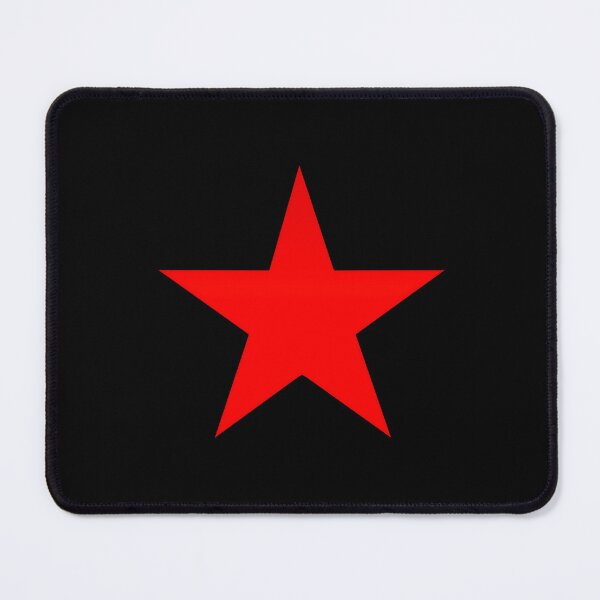 Item preview, Solid Bright Red Star Communist Military Symbol Art designed and sold by kerakoreng.