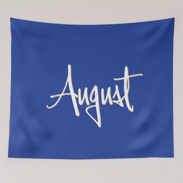 Item preview, AUGUST personalized type design designed and sold by CharlottePlaceArt.