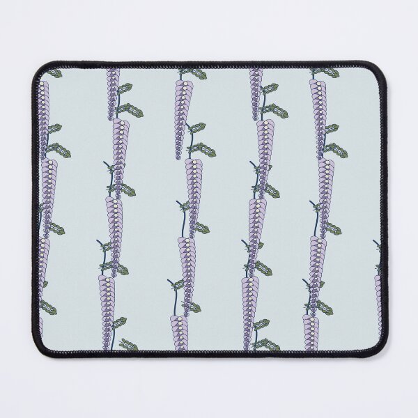 Item preview, Wisteria Cascade Ukiyo-e Vertical Interlock Pattern designed and sold by KungPowUnicorn.