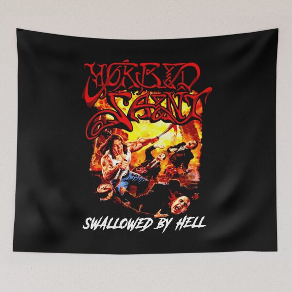 Item preview, Death Metal Typography And Hell Background designed and sold by GloomRooms.