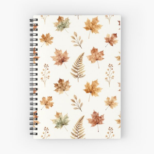 Item preview, Watercolor Autumn Maple Leaf Seamless Pattern designed and sold by FestivityFinds.