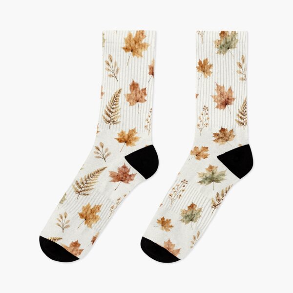Item preview, Watercolor Autumn Maple Leaf Seamless Pattern designed and sold by FestivityFinds.