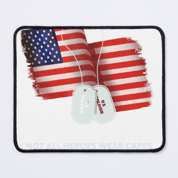 Item preview, US Veteran - Not all Veterans wear capes. Some wear Dog Tags designed and sold by Drstees.