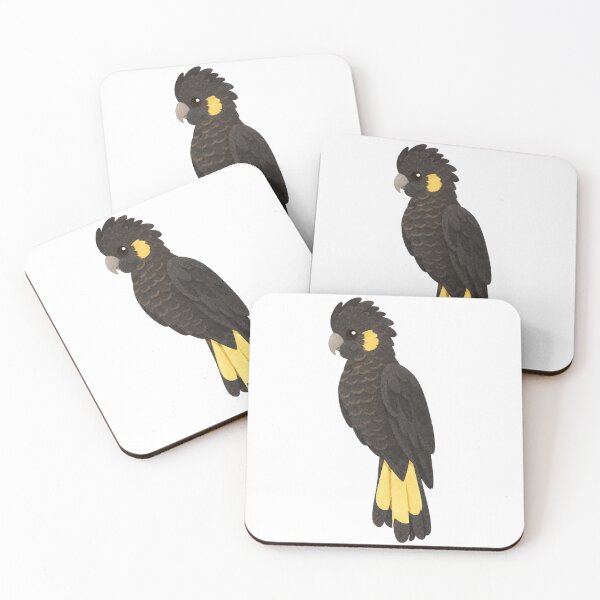 Item preview, Yellow-Tailed Black Cockatoo designed and sold by NoisyPitta.
