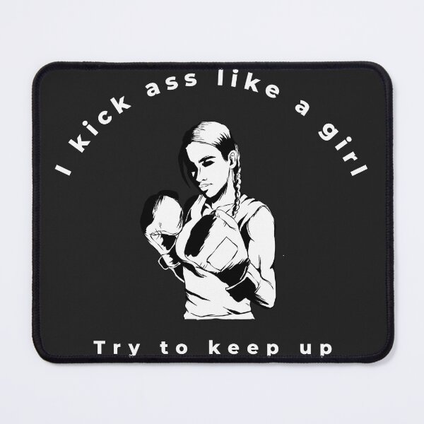 Item preview, Kick Ass Like a Girl designed and sold by JackiesTees.