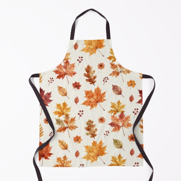 Item preview, Watercolor Autumn Leaves Seamless Pattern designed and sold by FestivityFinds.