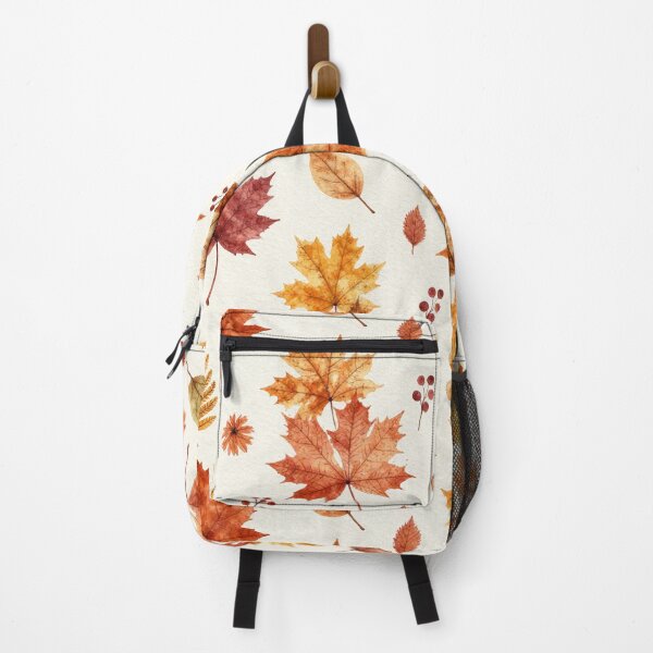 Item preview, Watercolor Autumn Leaves Seamless Pattern designed and sold by FestivityFinds.