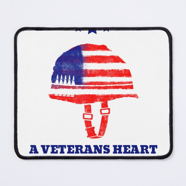 Item preview, US Veteran - A Veterans Heart Never Stops Serving designed and sold by Drstees.