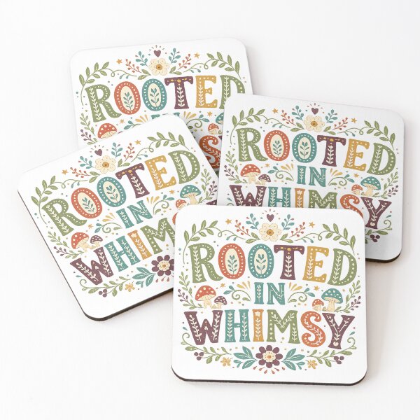 Item preview, Rooted in Whimsy Mushroom Folk Floral Cottagecore Botanical Art Design designed and sold by inkoutninja.