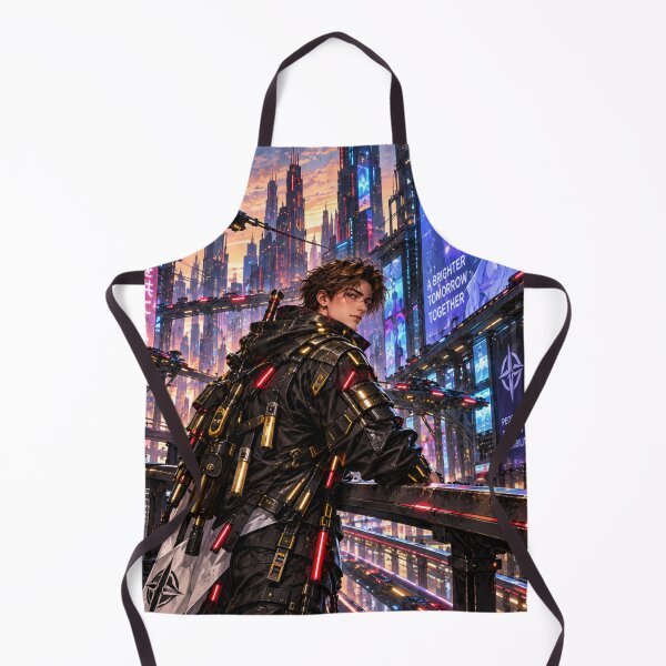 Item preview, Danix Cyberpunk Skyway Poster Design designed and sold by Kenzie & Co.
