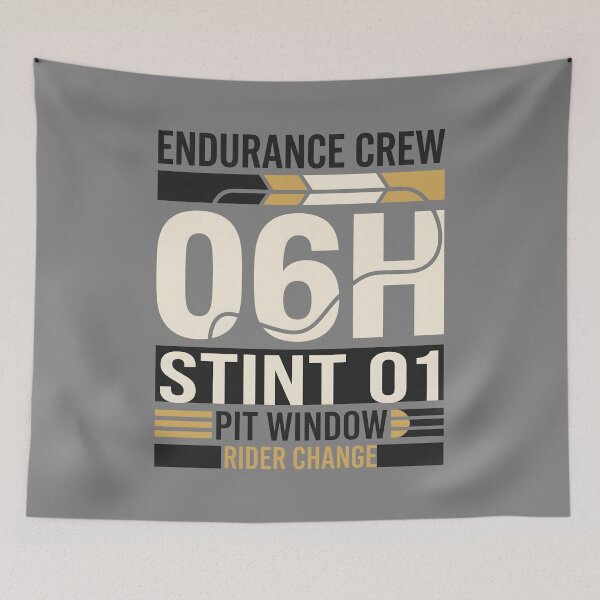 Item preview, Endurance Crew Pit Window Vintage Racing Graphic designed and sold by SplashTastic.