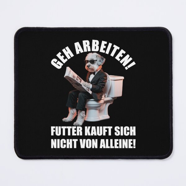 Item preview, Dog Toilet Newspaper Tuxedo Humor Design designed and sold by Loona97.