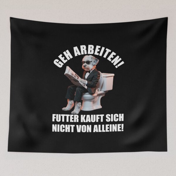 Item preview, Dog Toilet Newspaper Tuxedo Humor Design designed and sold by Loona97.